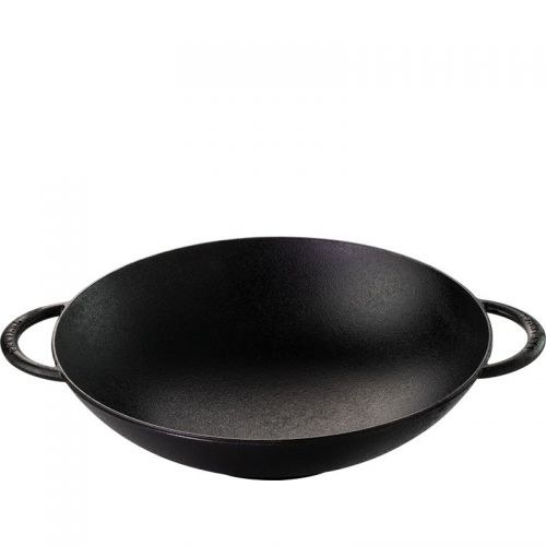 Panela Wok Tacho Chines 5,9 litros 36 cm tampa de vidro FS