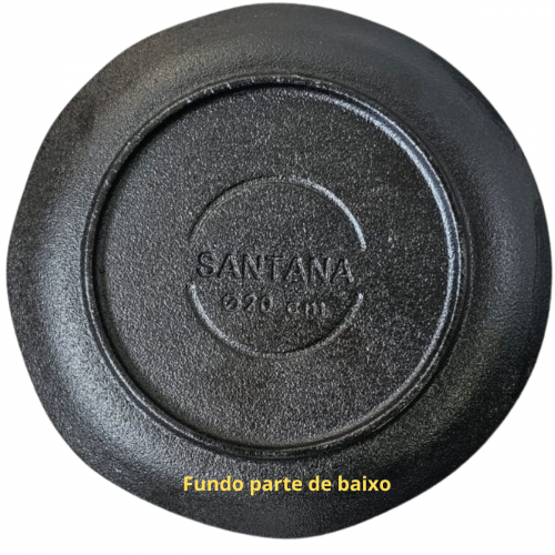 PRATO DE FERRO FUNDIDO 20 CM REDONDO SANTANA