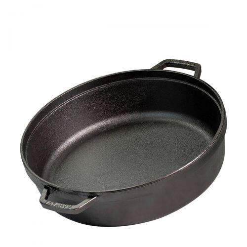 Risoteira De Ferro 28cm 3,9litros com Tampa De Ferro Santana