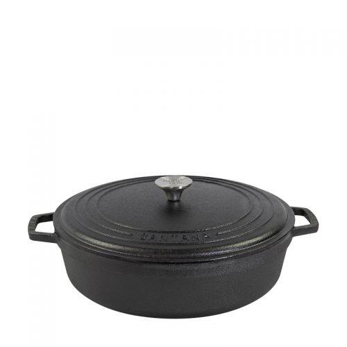 Risoteira De Ferro 28cm 3,9litros com Tampa De Ferro Santana