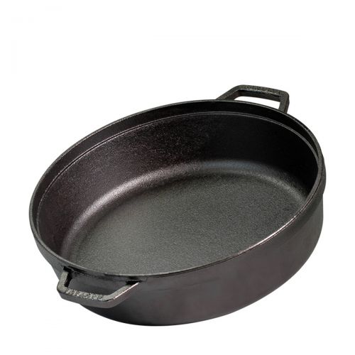 Risoteira De Ferro 28cm 3,9litros Com Tampa De Vidro Santana