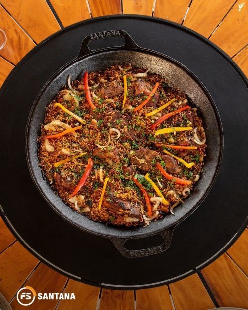 Tacho De Ferro Fundido Com Duas Alças 44 Cm Grande Santana