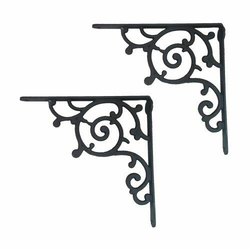 Cantoneira M�o Francesa de ferro fundido 30x30 cm - Par
