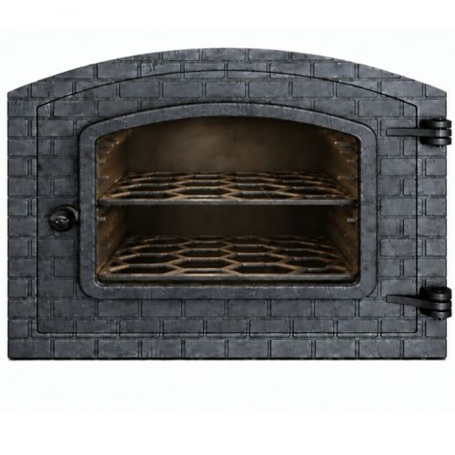 Forno de ferro fundido Colonial tampa de vidro Lib