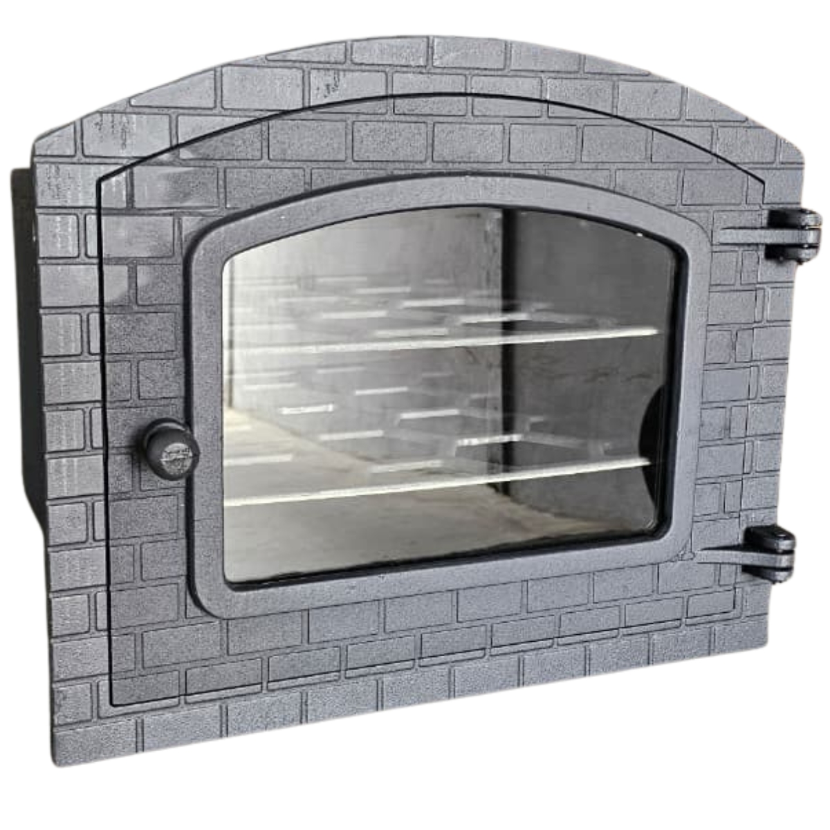 Forno de ferro fundido Colonial tampa de vidro Lib