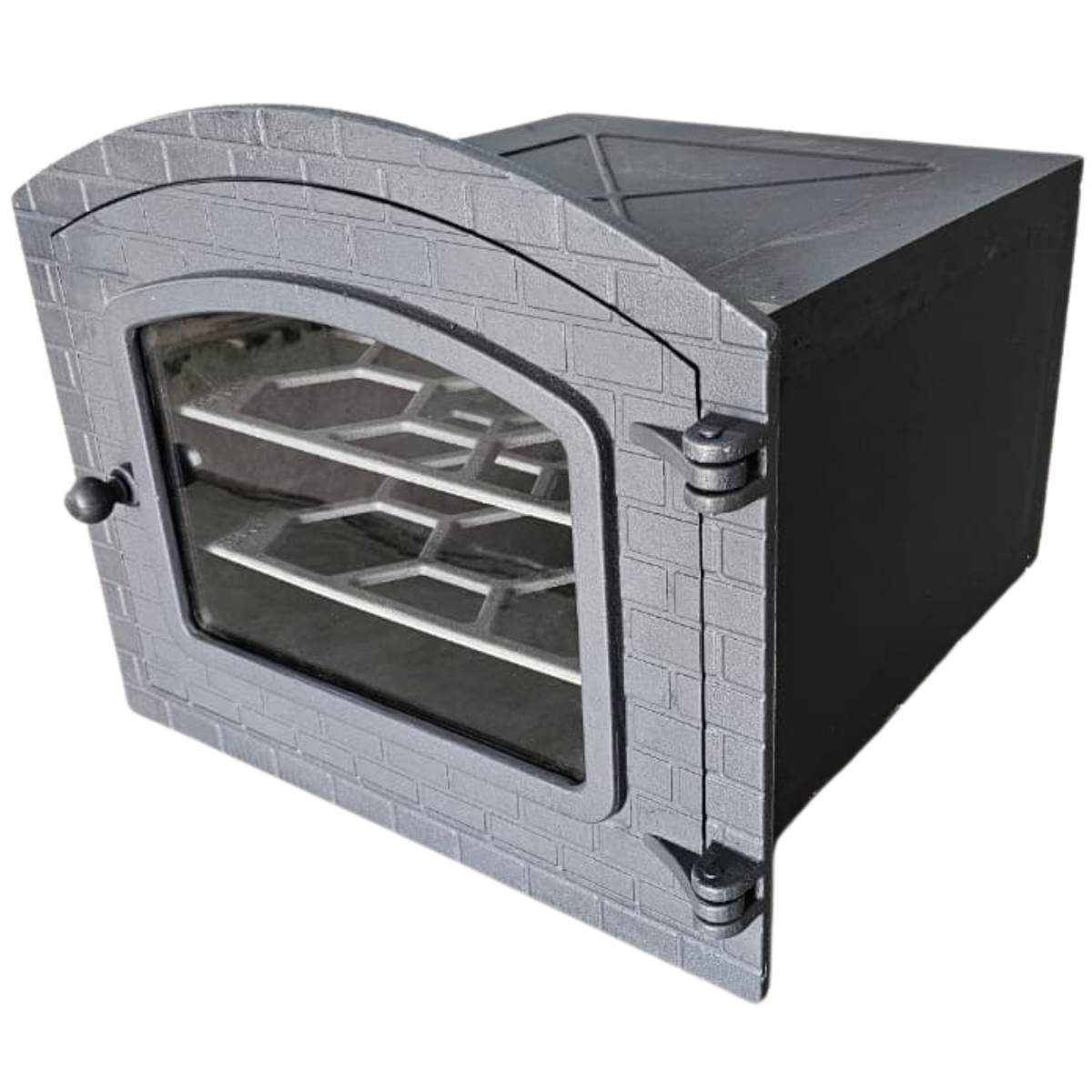 Forno de ferro fundido Colonial tampa de vidro Lib