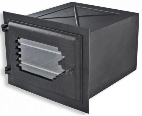 Forno de ferro fundido grande tampa de vidro Imperio Grill
