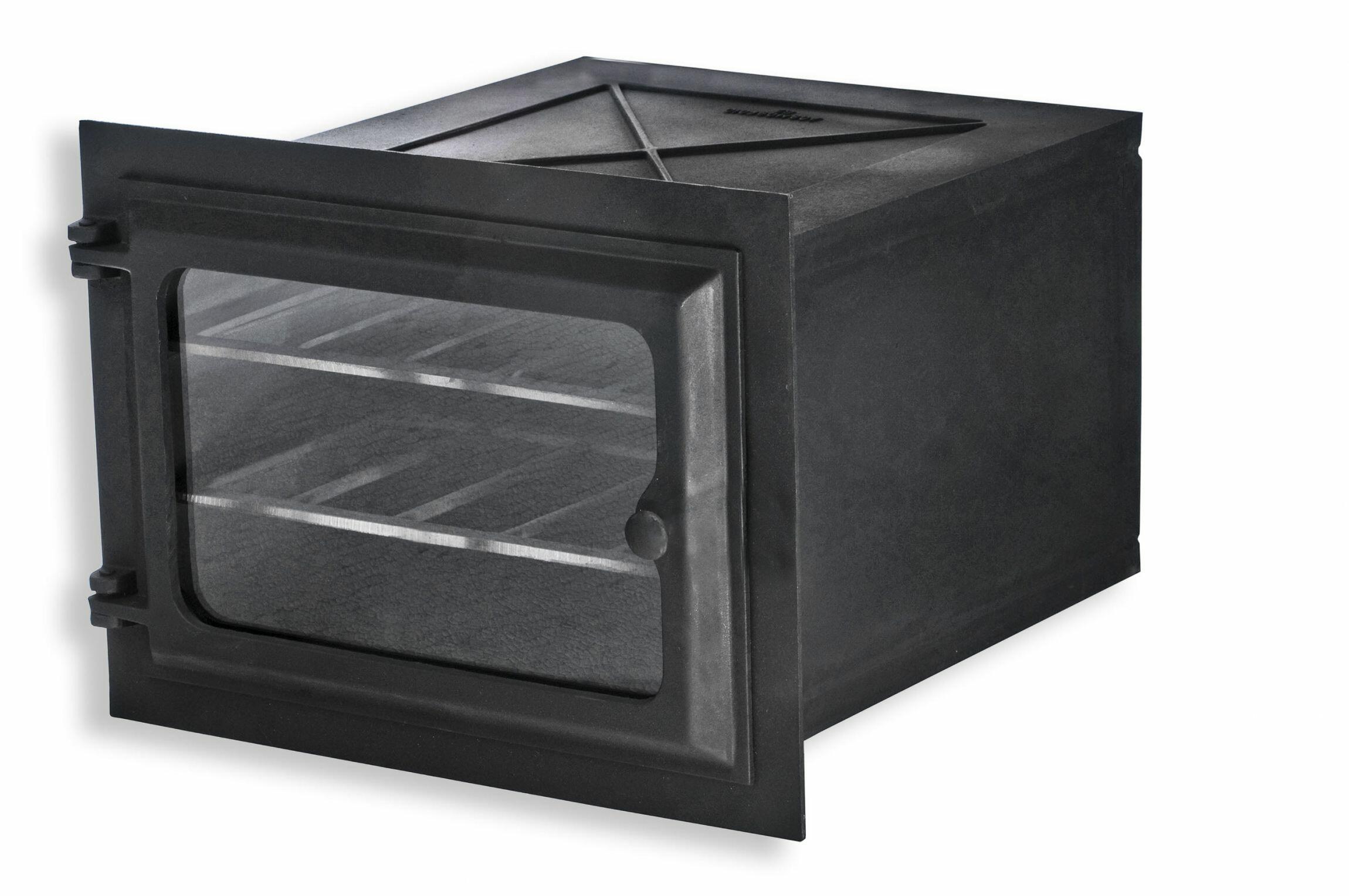 Forno de ferro fundido pequeno tampa de vidro Lib