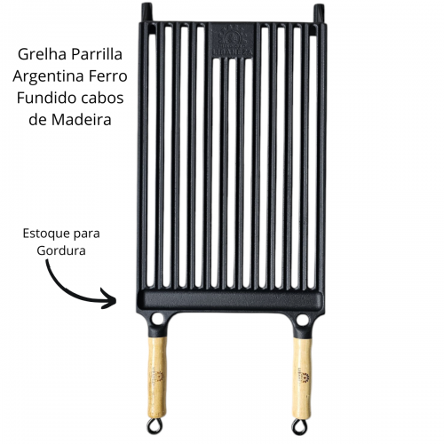 GRELHA PARRILLA ARGENTINA 50 X 30 CM Libaneza