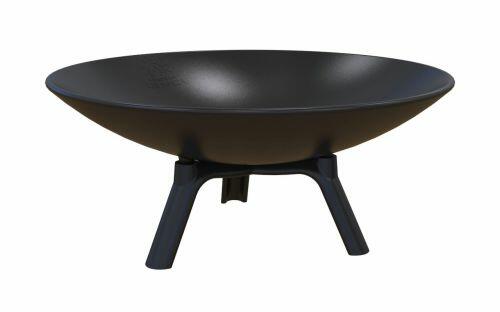 Lareira de ferro fundido 60 cm Preta