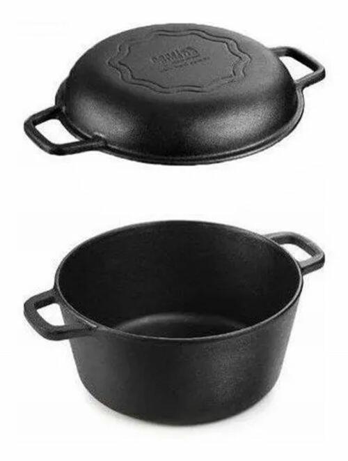 Conjunto Caçarola Frigideira Multiuso Forno Holandês