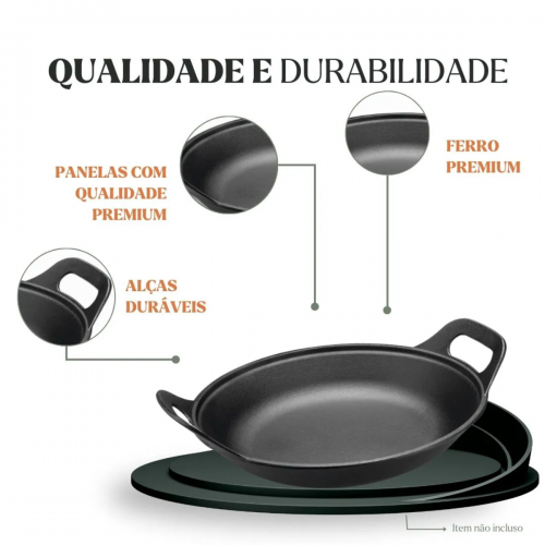 Panela Risoto sem tampa 5 litros