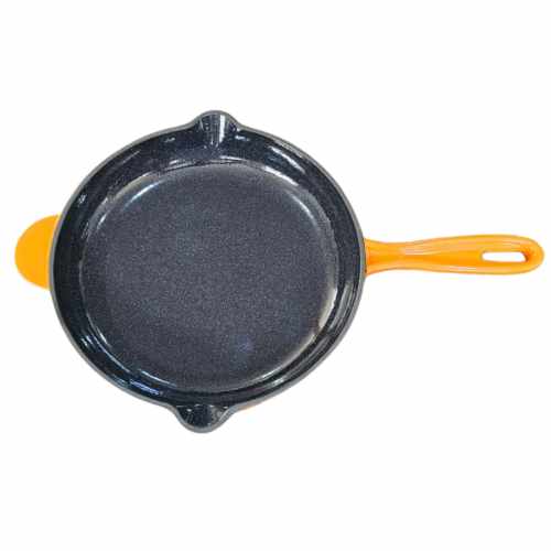 Frigideira de Ferro Esmaltada 27 cm Laranja LWG