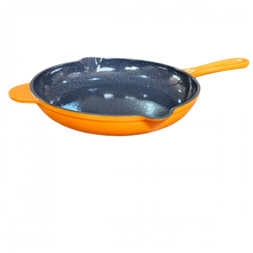 Frigideira de Ferro Esmaltada 27 cm Laranja LWG