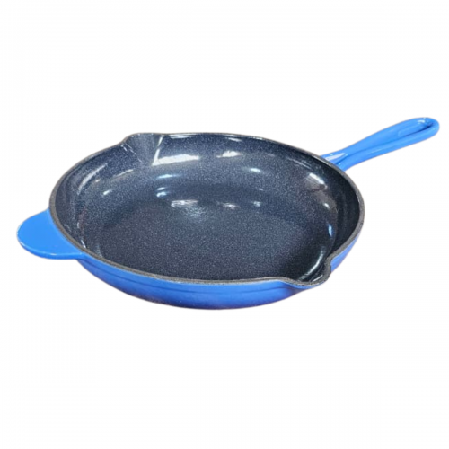 Frigideira de Ferro Esmaltada 27 cm AZUL