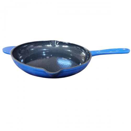 Frigideira de Ferro Esmaltada 27 cm AZUL