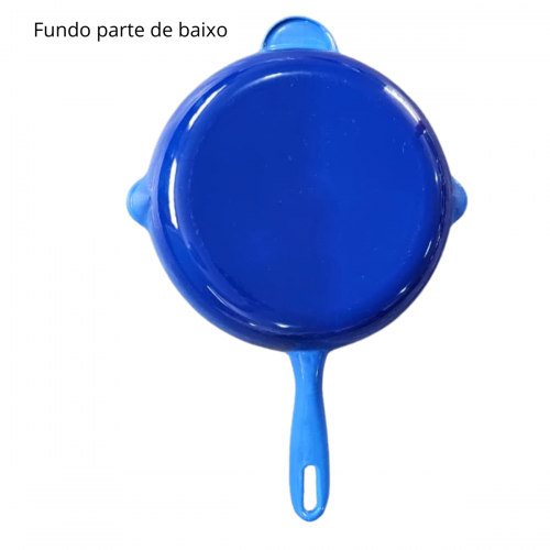 Frigideira de Ferro Esmaltada 27 cm AZUL