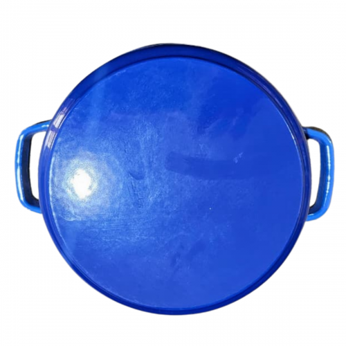 CAÇAROLA DE FERRO ESMALTADA AZUL 24cm 4,1 Litros