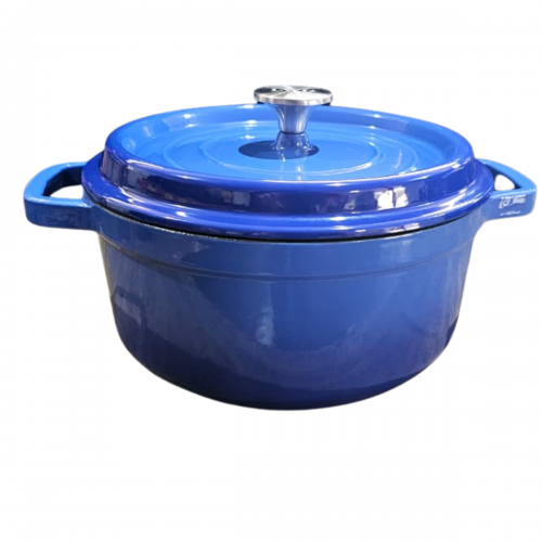 CA�AROLA DE FERRO ESMALTADA AZUL 20cm 2,4 Litros LWG