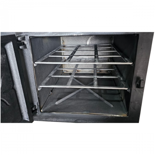 Forno de Ferro Fundido Pequeno Porta de Vidro Reta