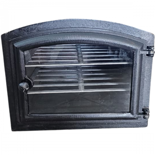 Forno de Ferro Fundido Grande Porta de Vidro Arqueado