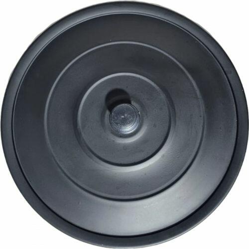Tampa de Alumínio Pintada 44 cm diâmetro Preto Fosco