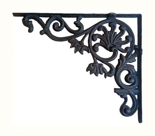 Par De Cantoneira M�o Francesa De Ferro 42x52 Cm (2un)