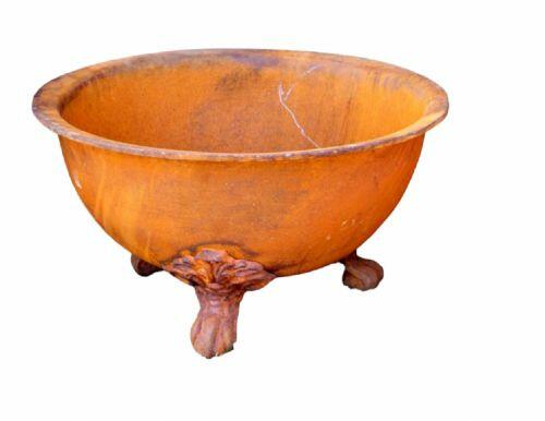 Lareira Bacia de ferro fundido 84 cm Envelhecida