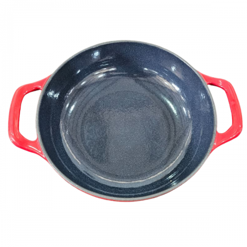 Panela Sopa DE FERRO ESMALTADA Vermelha 26cm 2,5 Litros