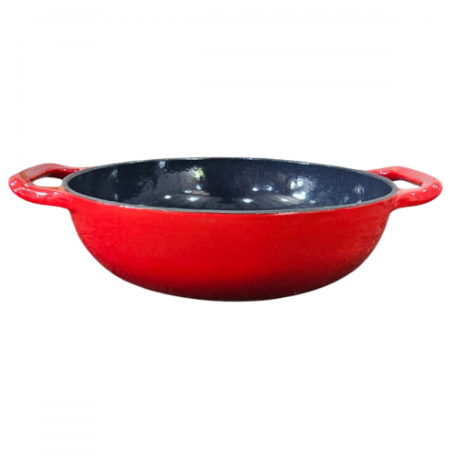 Panela Sopa DE FERRO ESMALTADA Vermelha 26cm 2,5 Litros