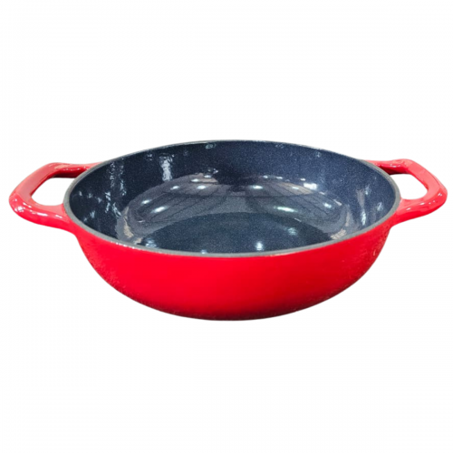 Panela Sopa DE FERRO ESMALTADA Vermelha 26cm 2,5 Litros