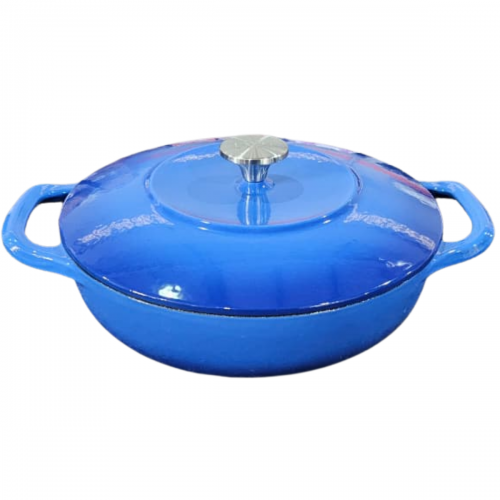 Panela Sopa DE FERRO ESMALTADA Azul 26cm 2,5 Litros LWG