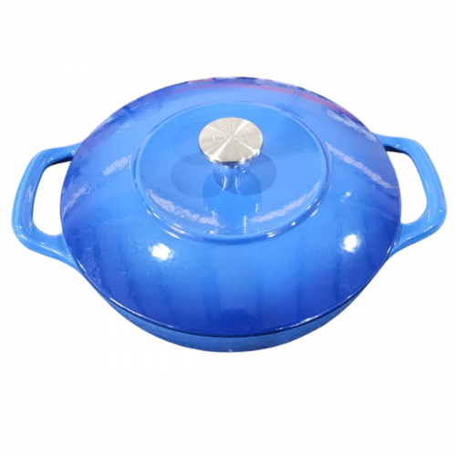 Panela Sopa DE FERRO ESMALTADA Azul 26cm 2,5 Litros LWG