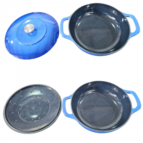 Panela Sopa DE FERRO ESMALTADA Azul 26cm 2,5 Litros LWG