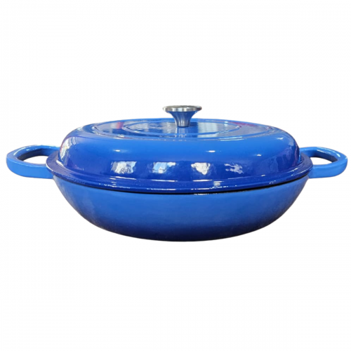Paella de Ferro Esmaltada 30cm Azul 3,5 Litros LWG