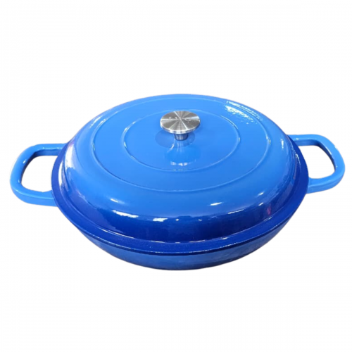 Paella de Ferro Esmaltada 30cm Azul 3,5 Litros LWG