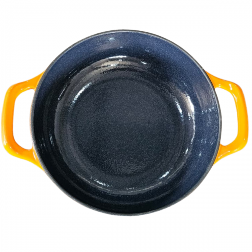 Panela Sopa DE FERRO ESMALTADA Laranja 26cm 2,5 Litros LWG