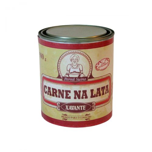 Kit 10 Carne Na Lata Xavante 900grs pernil na gordura Suíno