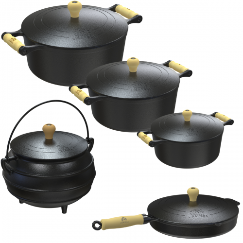 Kit 3 Ca�arola 32 ,26 ,20 Cm e Frigideira 26 e Tripe 5L Lib