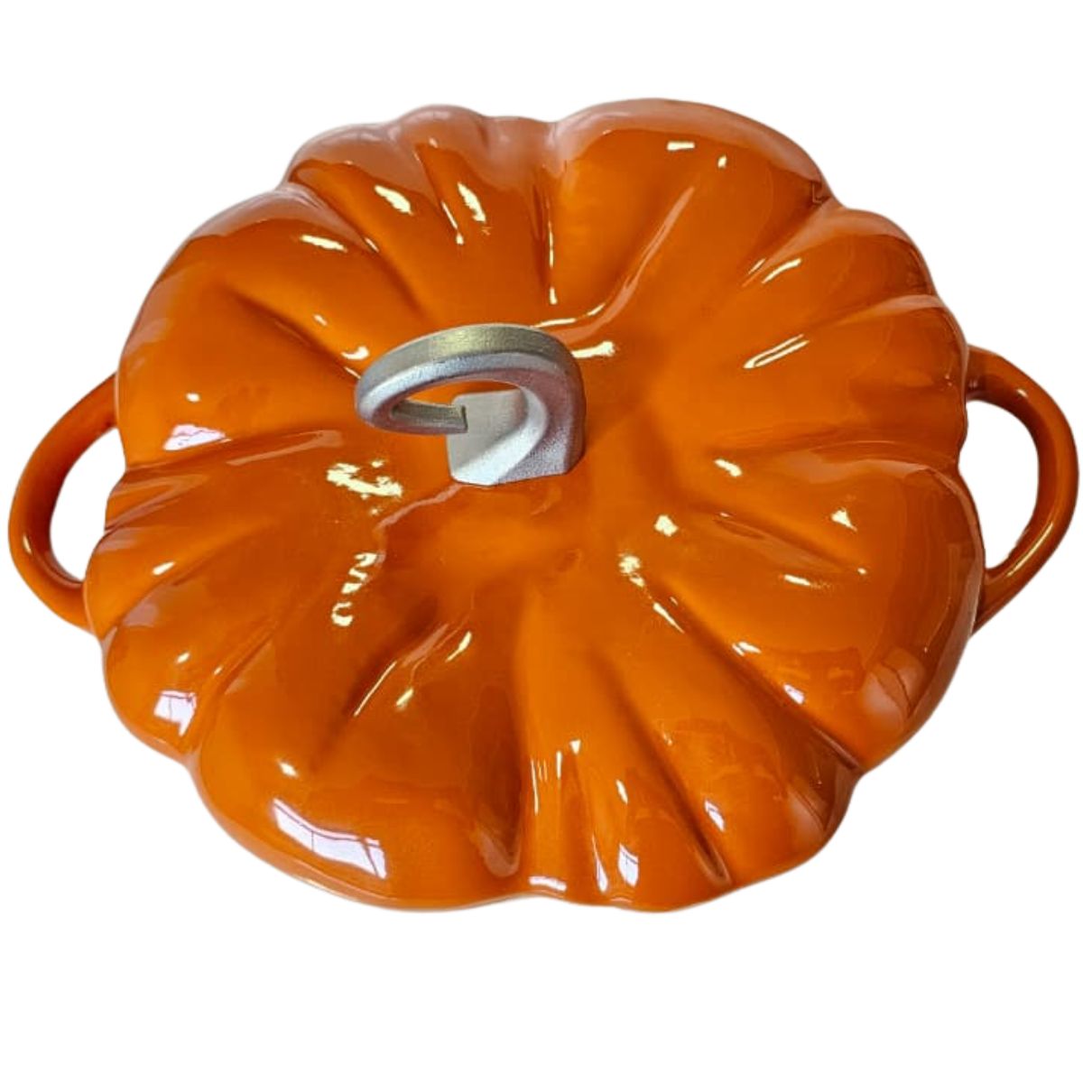 Panela Esmaltada Caçarola Ferro Staub Abobora 24cm Laranja