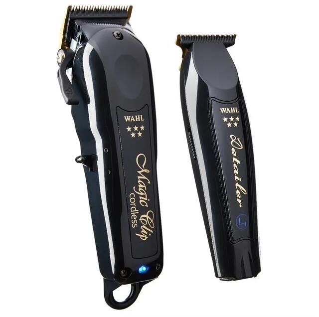 WAHL Premium Barber Comboコードレスバーバーキット1@2 Comprar Barber Combo Wahl Cordless Magic Clip + Detailer Black