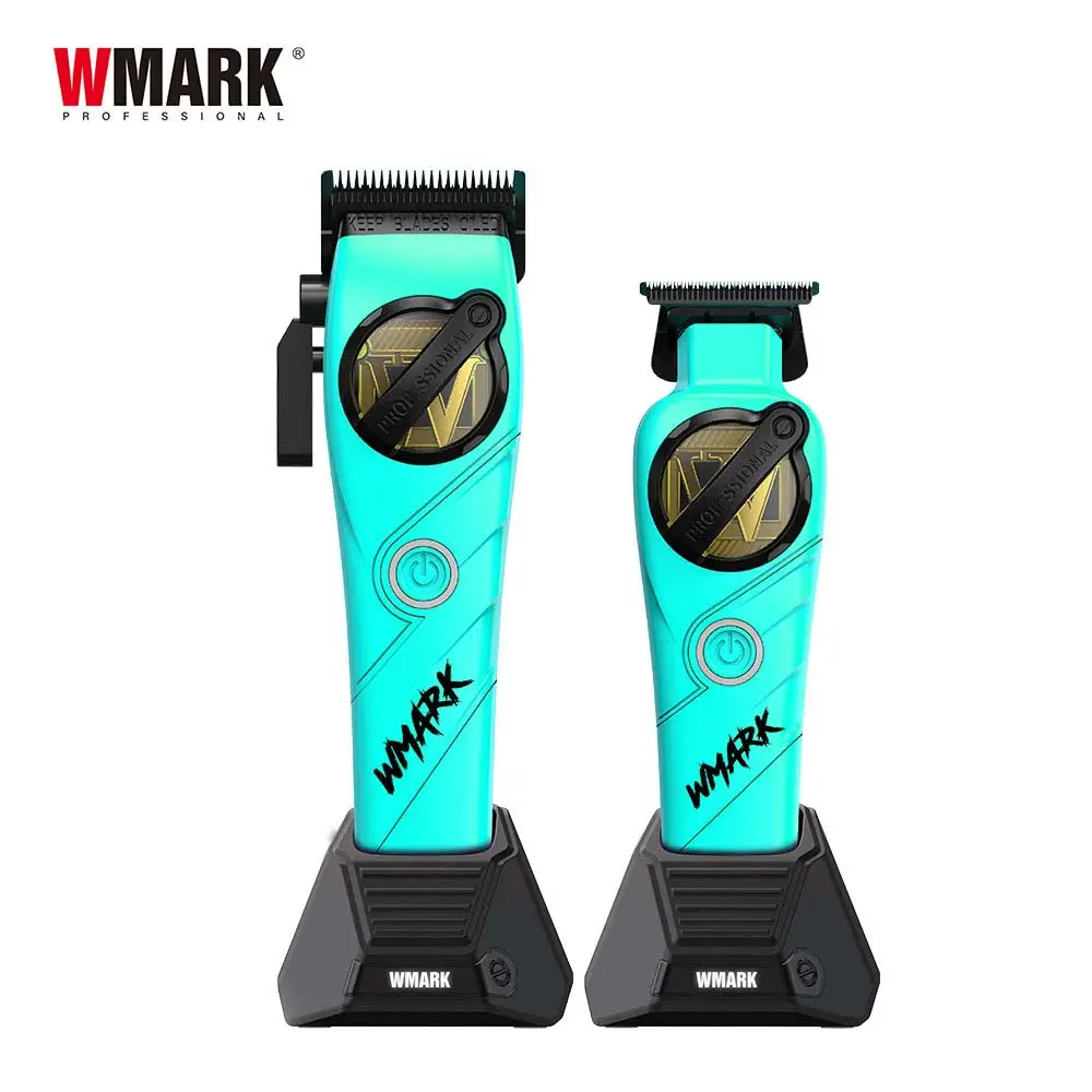 Comprar Kit barbeiro WMARK NG-8637KIT Azul 5 em 1 - a partir de R