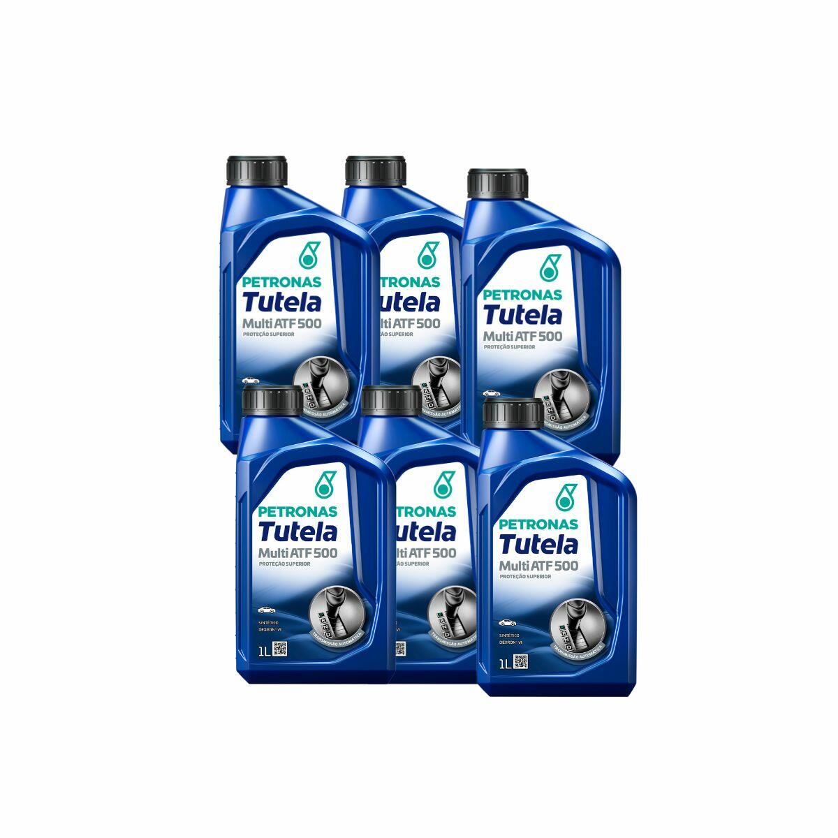 Kit 6 Petronas Tutela Multi Atf 500 Sintético Dexron Vi
