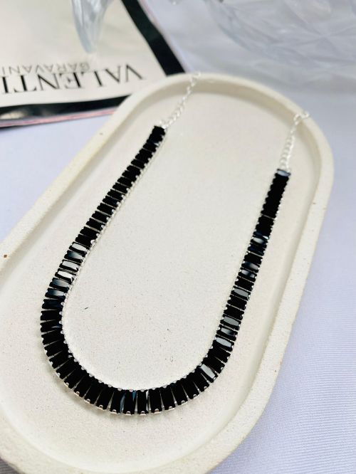 Chocker Riviera Baguete Prata