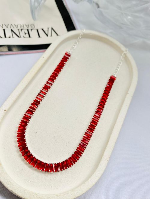 Chocker Riviera Baguete Prata