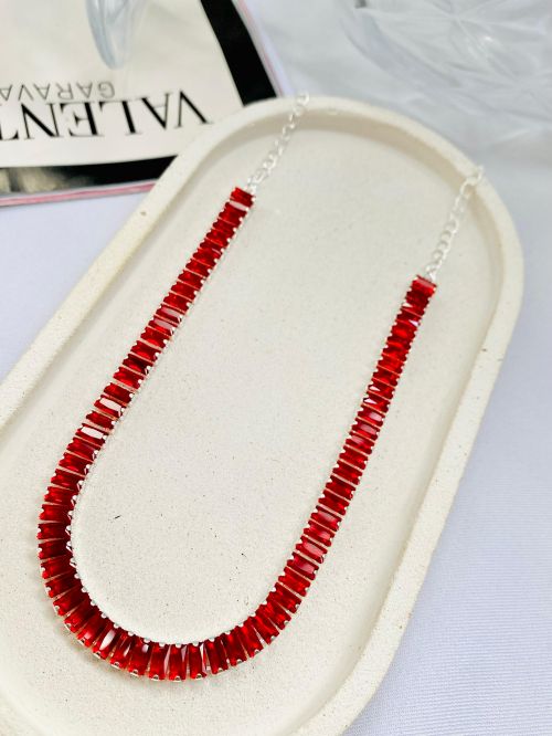 Chocker Riviera Baguete Prata