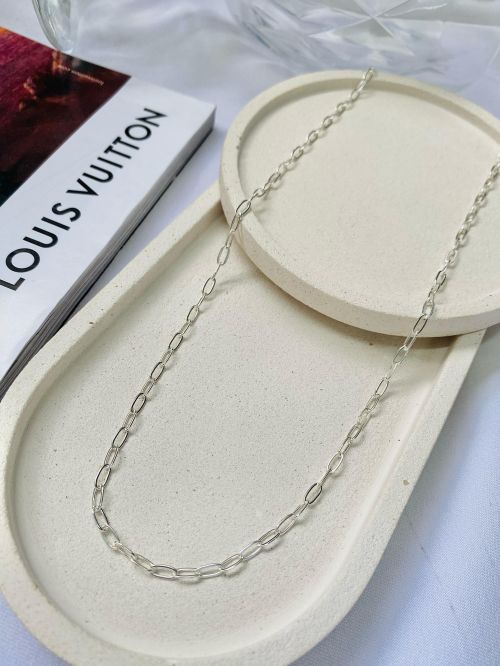 Corrente Cartier Masculina Prata