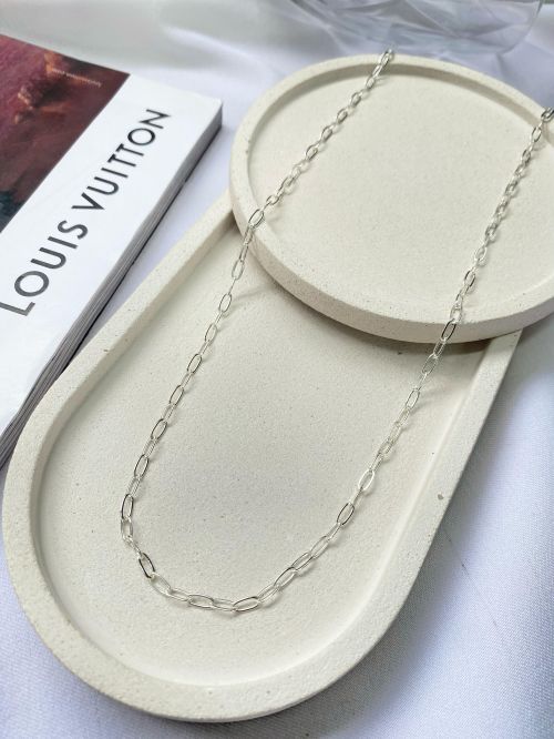 Corrente Cartier Masculina Prata