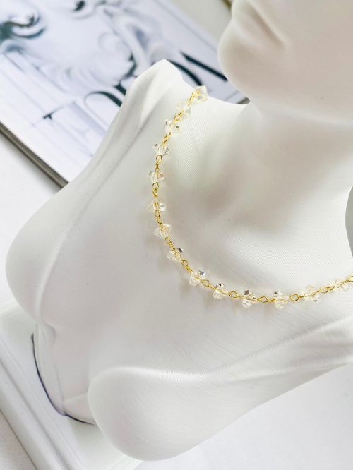 Chocker Cascalho Dourado