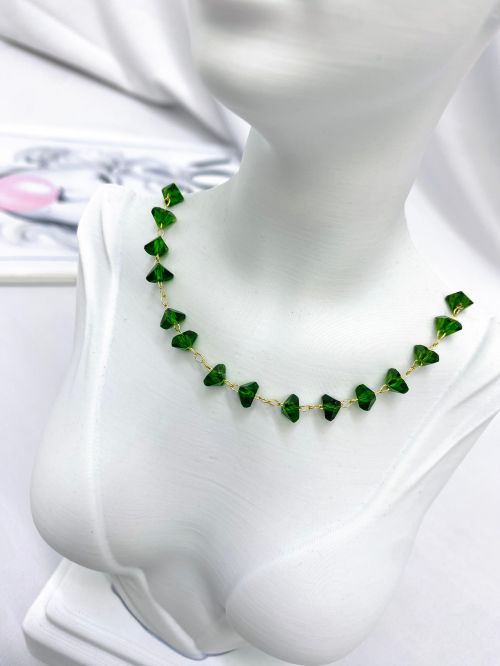 Chocker Cascalho Dourado